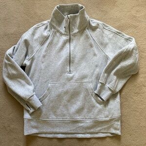 Lululemon Scuba oversized funnel neck quarter zip long